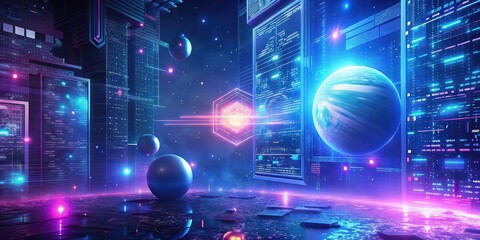 Abstract technology background with computer code and programming elements , programming, coding, hacker, web developer, abstract, technology,, computer, binary, software, digital, code