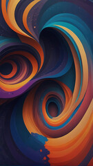 Canvas Print - abstract background with spiral