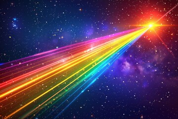 Wall Mural - a colorful space background with a blue and purple sky and a purple and blue sun