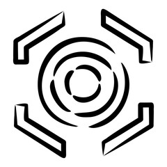 Sticker - Biometric Scanner Icon