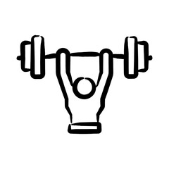 Poster - Weightlifting Icon