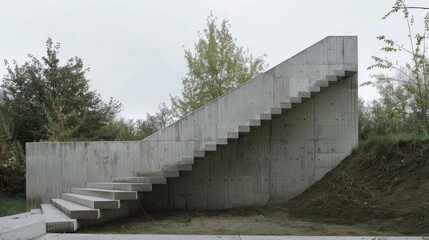 Canvas Print - Concrete Staircase