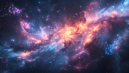 Wall Mural - space background