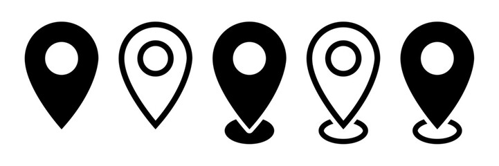 Poster - location pin icon vector. symbol, sign, app