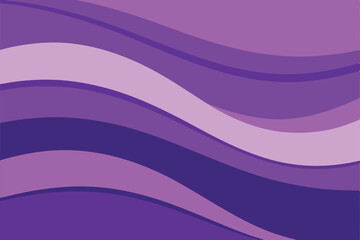 Wall Mural - Abstract purple background. Liquid wavy bright lilac geometry. Waves and bends. Vector illustration in flat style