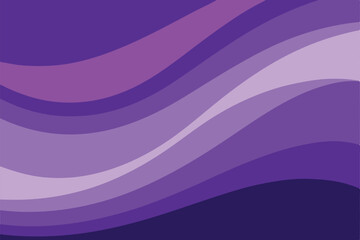 Wall Mural - Abstract purple background. Liquid wavy bright lilac geometry. Waves and bends. Vector illustration in flat style