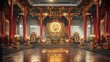 © visoot - The Chinese palace is full of pigsties of gold and jewelry. Generative AI.