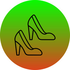 Canvas Print - High Heels Icon