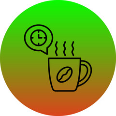 Canvas Print - Coffee time Icon