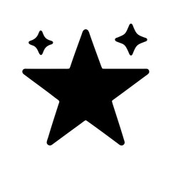 Wall Mural - sparkle star simple vector illustration