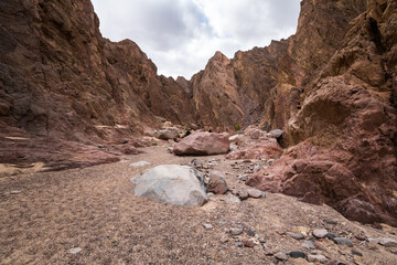 Wall Mural - Wadi El Veshwash canyon in Sinai Peninsula