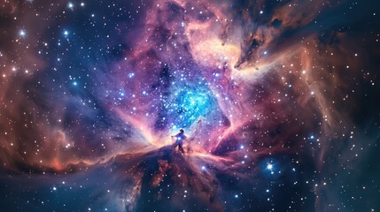 Wall Mural - astro photography space nebula