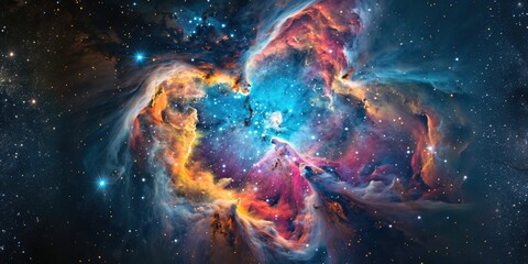 Wall Mural - astro photography space nebula