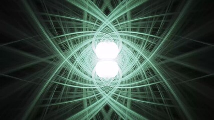 Wall Mural - loop wormhole spanning time and space