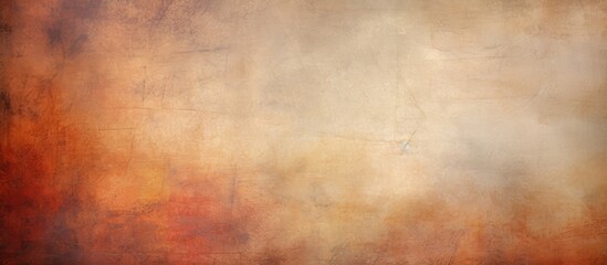 Poster - An aged canvas texture with a vintage grungy appearance featuring an abstract design gradient art and vignette effects The image includes copy space