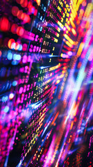 Poster - Abstract background of generic computer code. Data and technology concept.