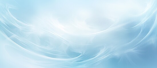 Leinwandbilder - Beautiful abstract light blue and white winter background with a soft texture perfect for design purposes Can be used as wallpaper or a web banner with plenty of copy space for text