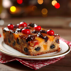 Canvas Print - National Fruitcake Day, Fruitcake