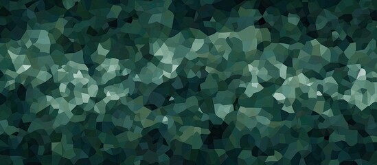 Aufkleber - military camouflage inspired abstract mosaic green pattern wallpaper background with a view resembli