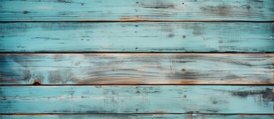 Aufkleber - A vintage wooden background with visible knots nail holes and an old paint job The front view of a wooden wall offers ample copy space for adding text or images