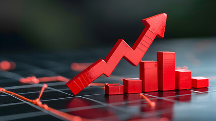 Rising Financial Graph