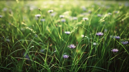 Canvas Print - field of grass