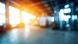 © Marjolein de Swart - Blurred Industrial Warehouse with Sunlight and Machinery