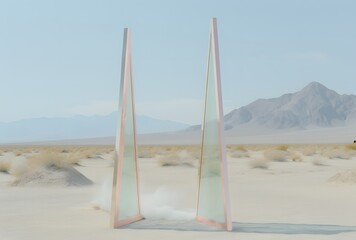 Mirrored Whispers of the Desert