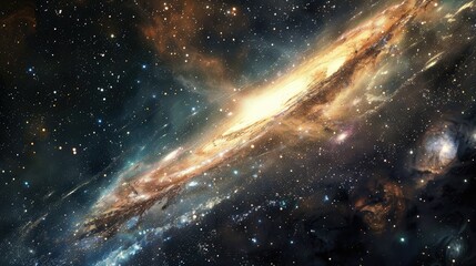Poster - Detailed depiction of the galaxy