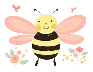 Sticker - PNG Bee outdoors animal insect.