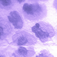 Wall Mural - Fashion Tiger Mix. Purple Hand Print Pattern.