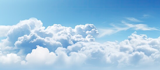 Sticker - Sky with clouds. Creative banner. Copyspace image