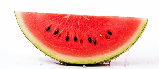 Poster - Copy space watermelon isolated on white