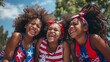 © EnGbarr - children smiling and celebrating wearing american clothing