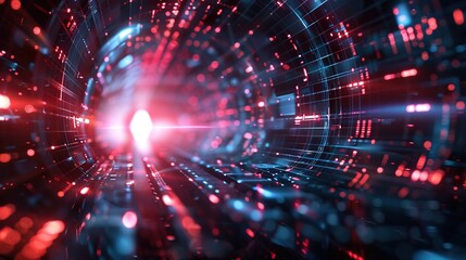 Ultra futurist tech abstract background