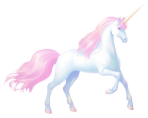 Poster - PNG  Full body unicorn animal mammal horse.