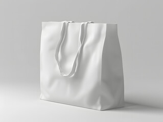 Canvas Print - Blank Shopping bag mockup with isolated background