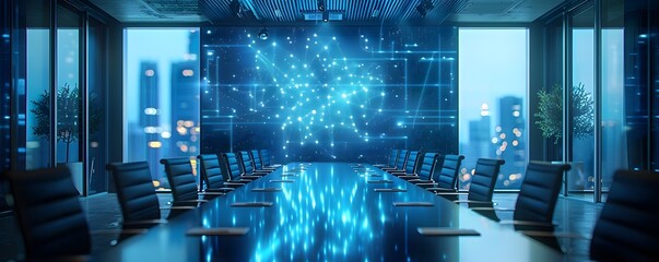 Poster - Cutting Edge Digital Boardroom for Corporate Networking and Communication