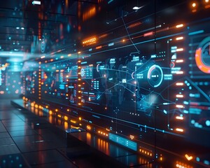 Poster - Futuristic Digital Communication Flows in Dynamic Corporate Office Environment