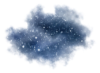 Poster - PNG Night sky backgrounds snowflake astronomy.