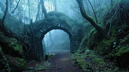 Poster - Enchanted Forest Archway