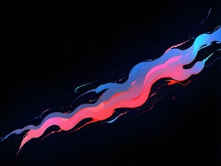 Fototapete - Abstract backgrounds of small circles blue and red neon