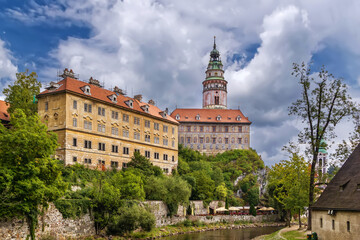 Sticker - Cesky Krumlov castle, Czech republic