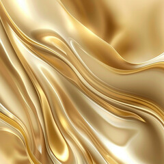 Canvas Print - Elegant golden fabric background. - luxury wallpaper.