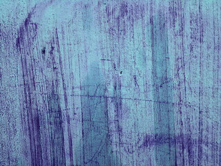 Poster - old blue grunge cement wall texture