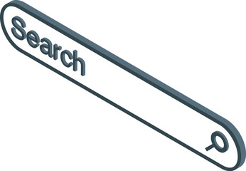 Poster - Simple representation of the action of searching for information online