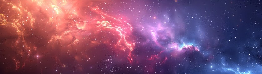 Wall Mural - captivating celestial galaxy backdrop for product presentation or space themed designs