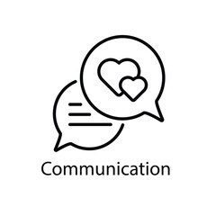 Communication vector icon 