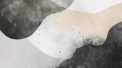 Poster - A simple abstract background using neutral shades of grey with a hint of warmth