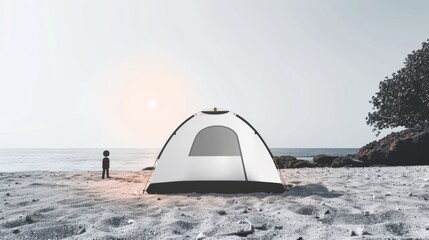 Wall Mural - a beach tent